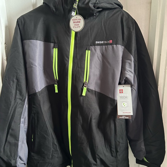 Swiss Tech 4-in-1 Systems Jacket Boys X-Large 14-16 NEW - Picture 1 of 15